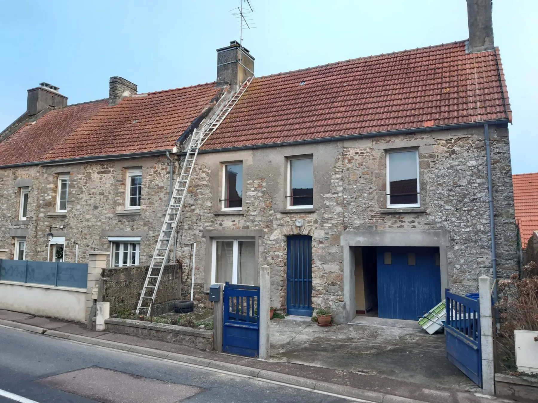 Rénovation maison ancienne en pierre - LAMY Maçonnerie